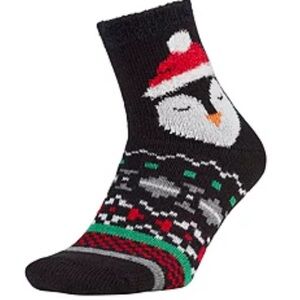 Northeast Outfitters Men’s Cozy Cabin Socks Aloe Infused Festive Ankle NWT